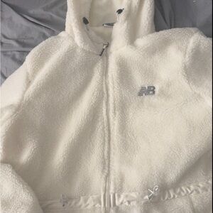 New Balance Cream Fleece Jacket